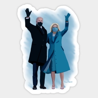The President and Dr. Biden Sticker